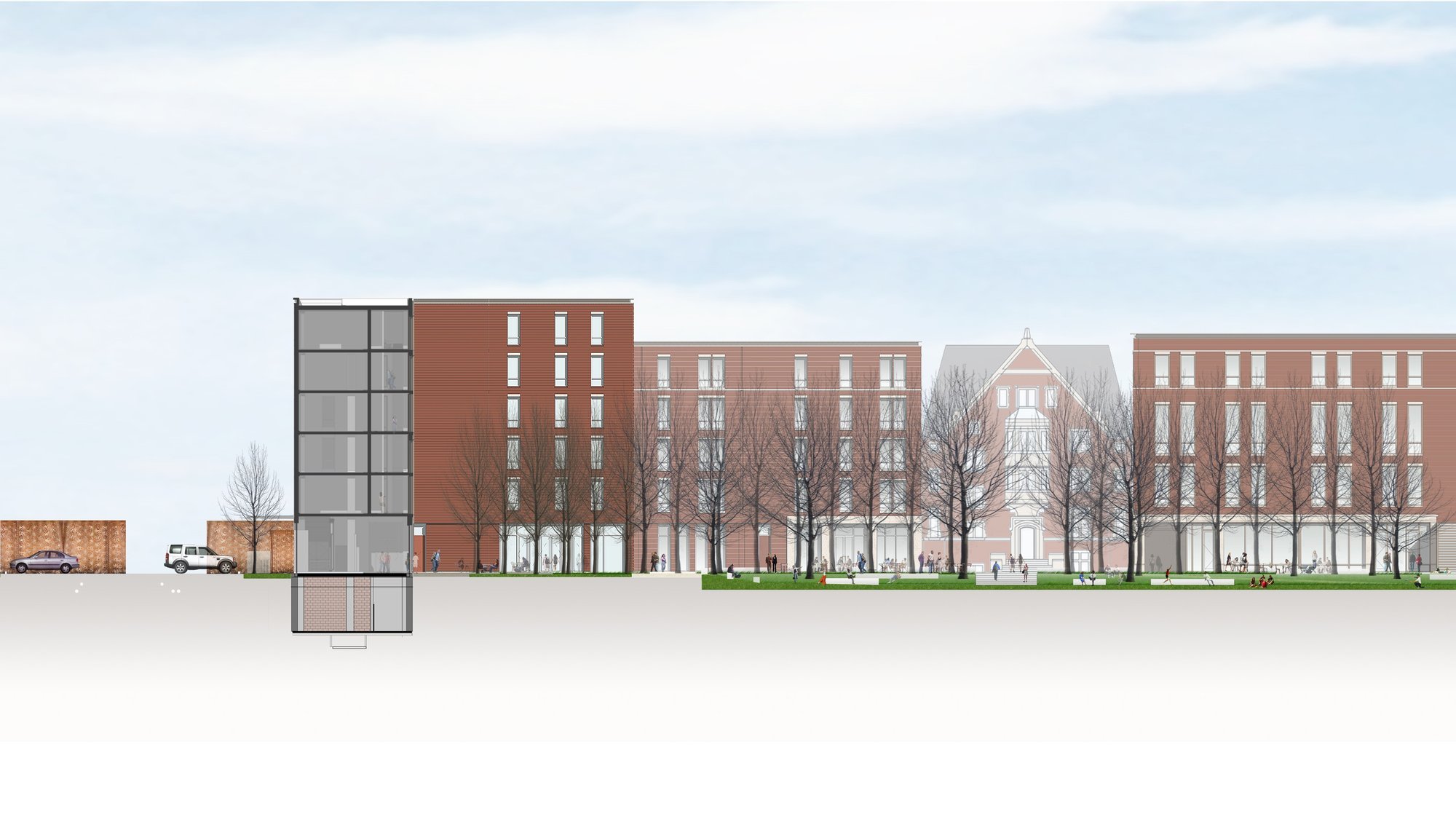 Purdue University Student Success District Landscape — image 7 of 8