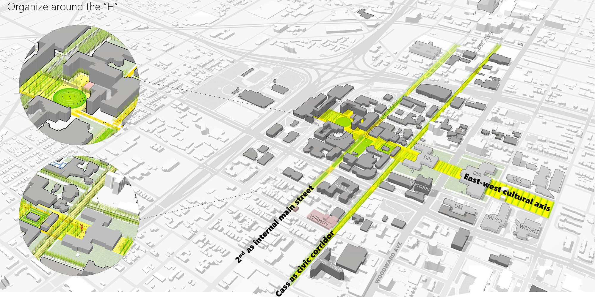 Wayne State University Campus-Wide Space Analysis and Master Plan — image 8 of 22