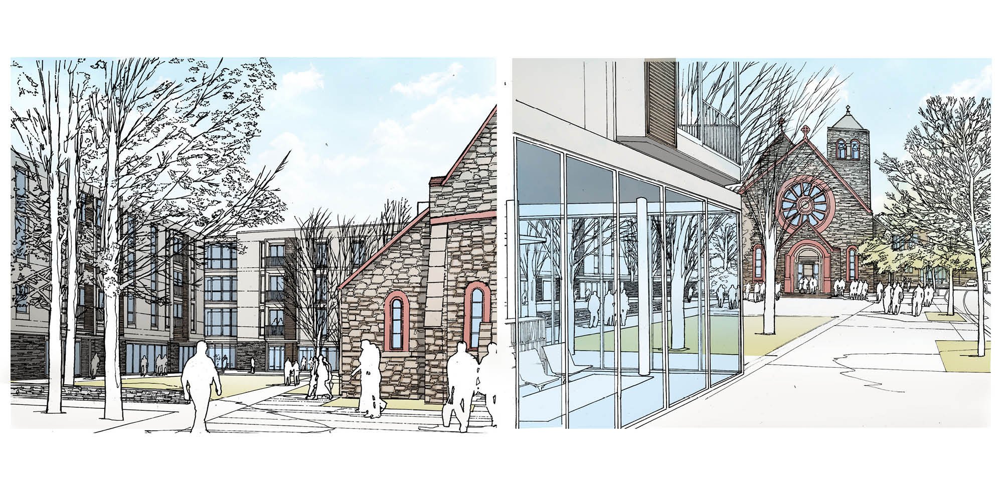 St. James Church Parish Hall and Residential Enclave and Landscape — image 3 of 13