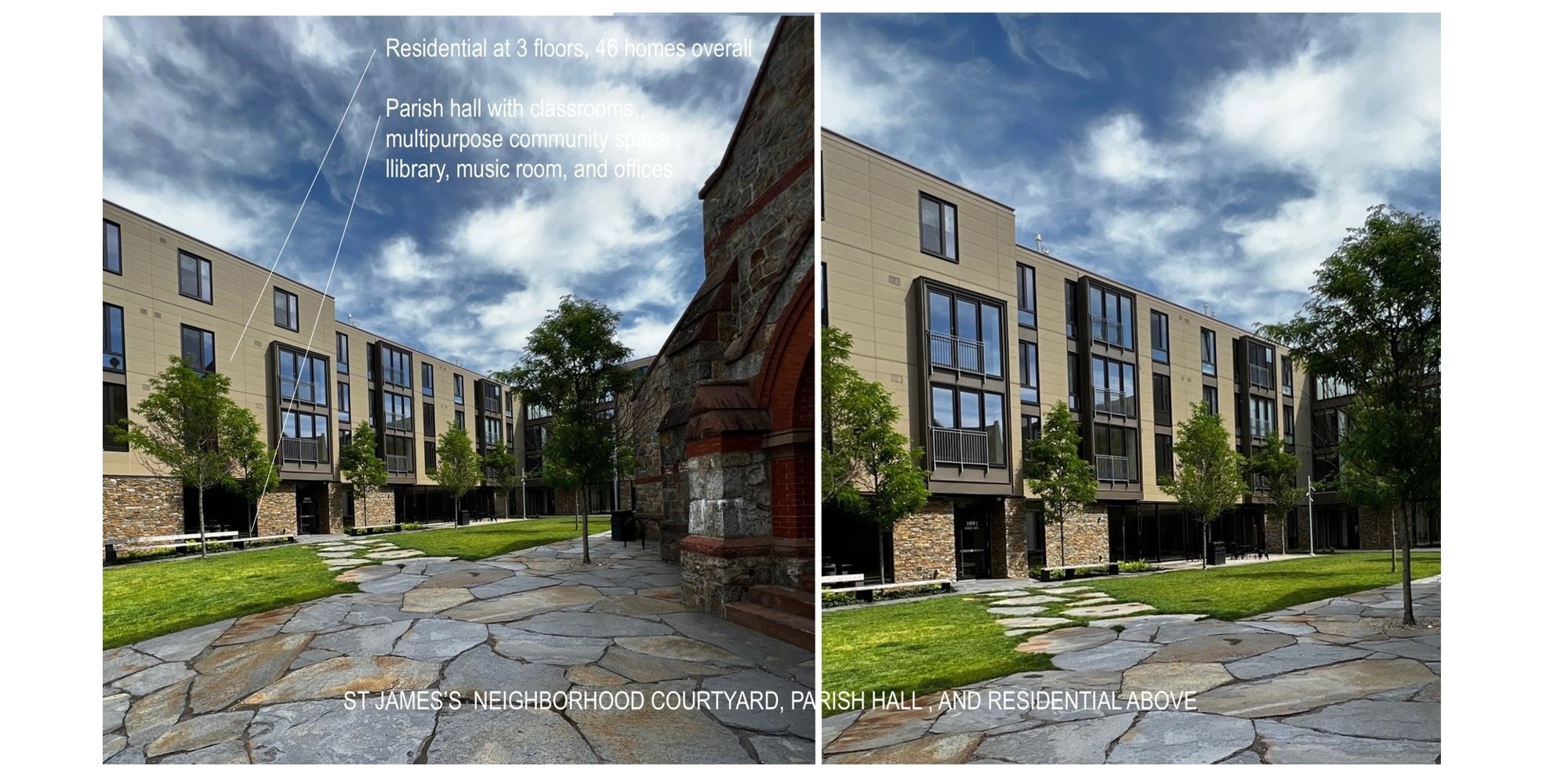 St. James Church Parish Hall and Residential Enclave and Landscape