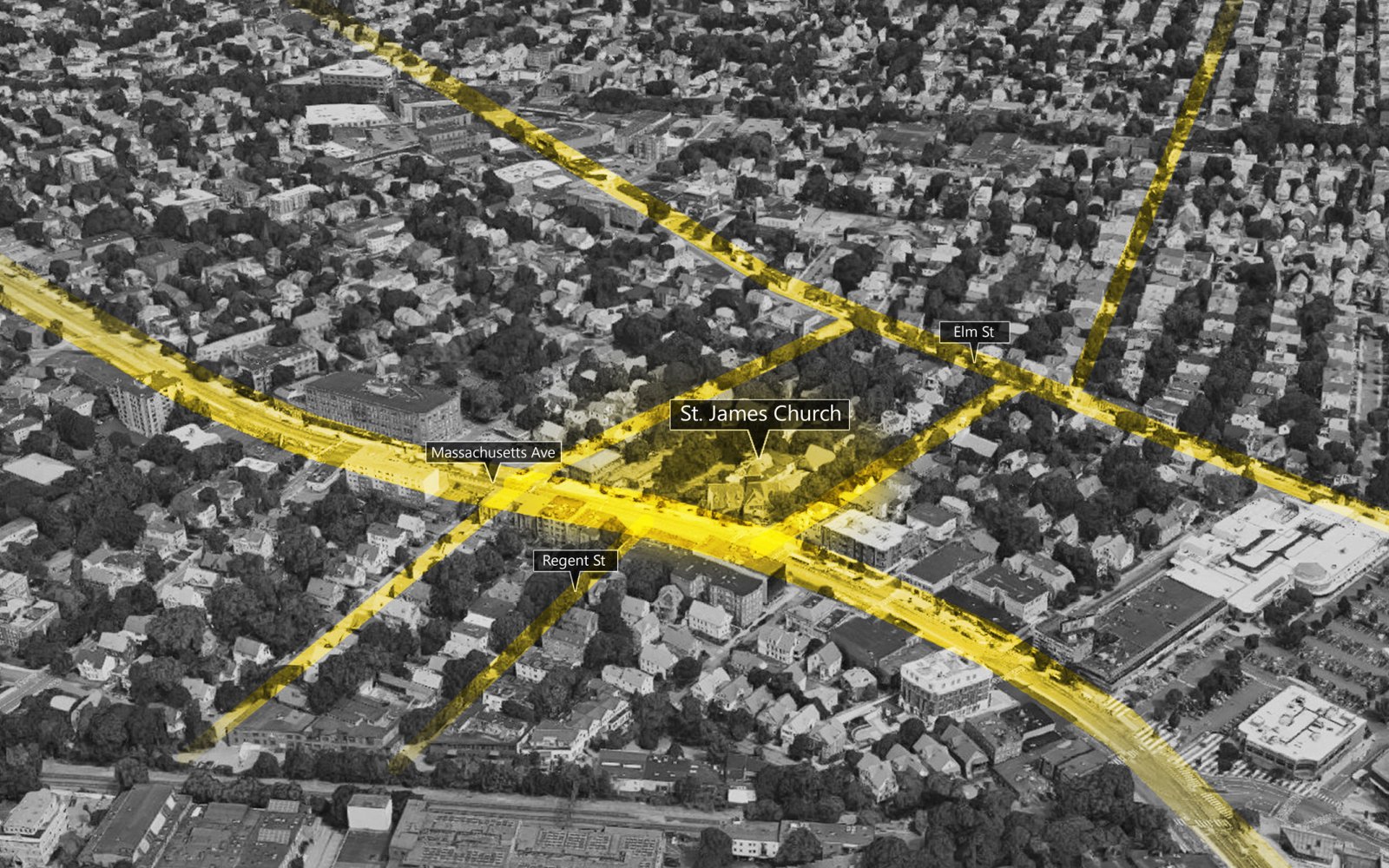 St. James Church Parish Hall and Residential Enclave and Landscape