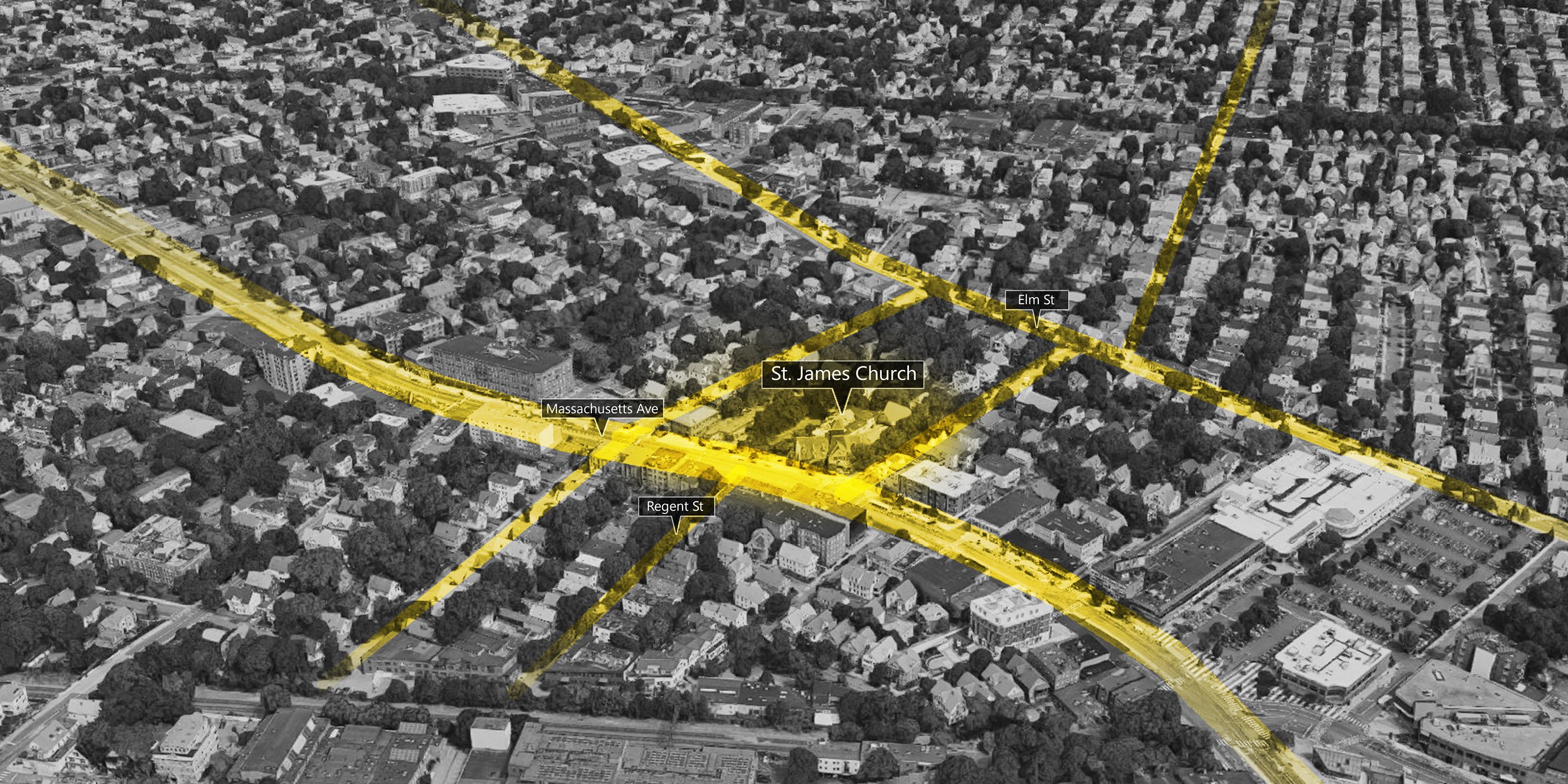 St. James Church Parish Hall and Residential Enclave and Landscape