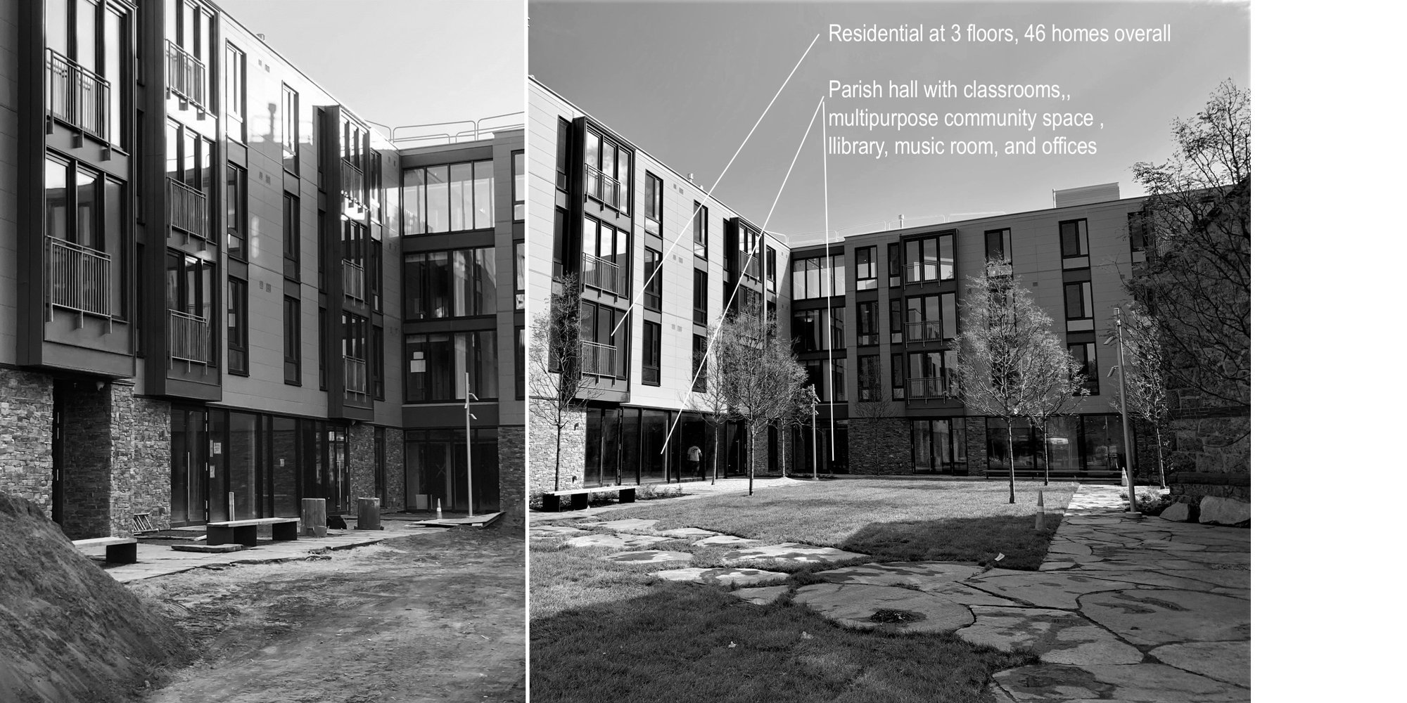 St. James Church Parish Hall and Residential Enclave and Landscape — image 8 of 13